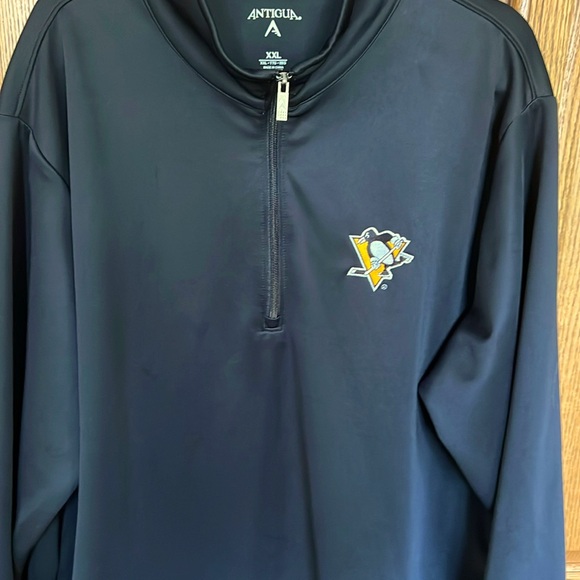 Antigua black Pittsburgh Penguins Hickey logo.  Size XXL - Picture 6 of 6